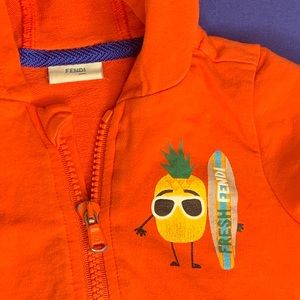 Orange boys fendi sweater ☺️